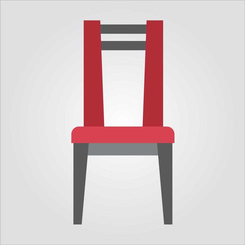 Isolated Color Chair Icon Scalable Vector Graphic