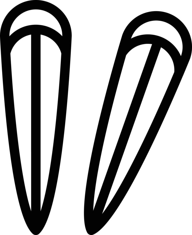 nail Vector illustration on a background. Premium quality symbols. Vector icons for concept or graphic design.