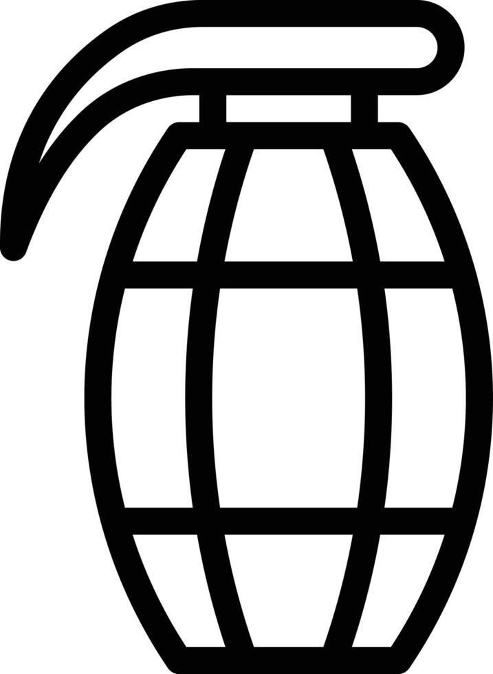 grenade  Vector illustration on a background. Premium quality symbols. Vector icons for concept or graphic design