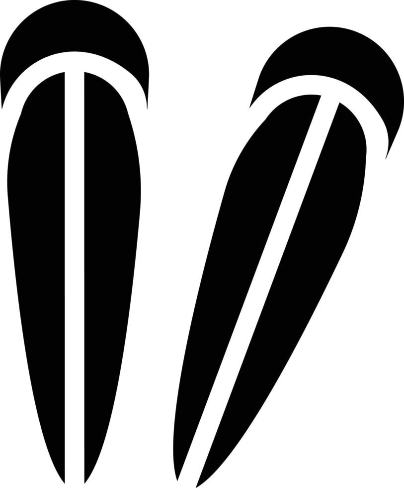 nail Vector illustration on a background. Premium quality symbols. Vector icons for concept or graphic design.