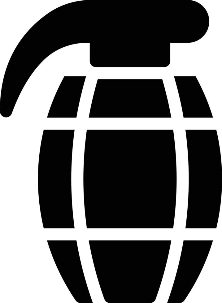grenade  Vector illustration on a background. Premium quality symbols. Vector icons for concept or graphic design