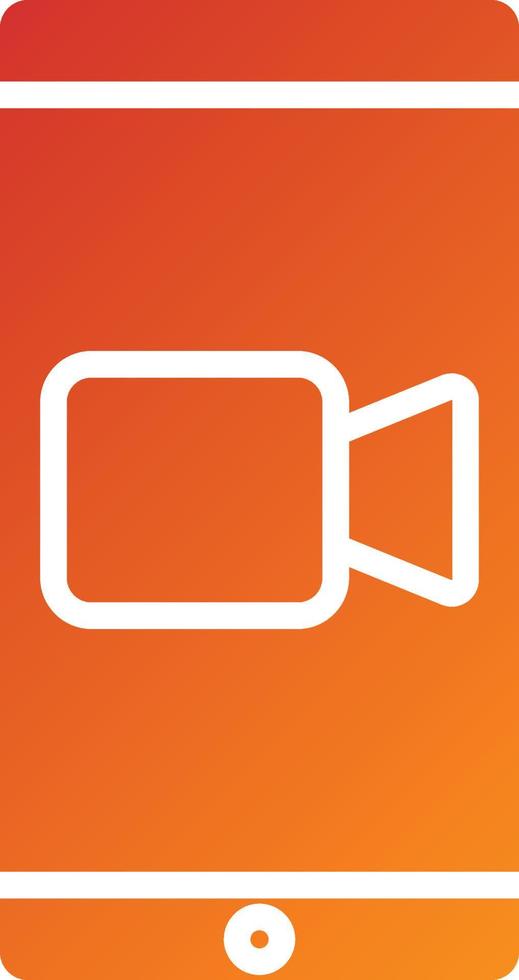 Video Call Icon Style vector