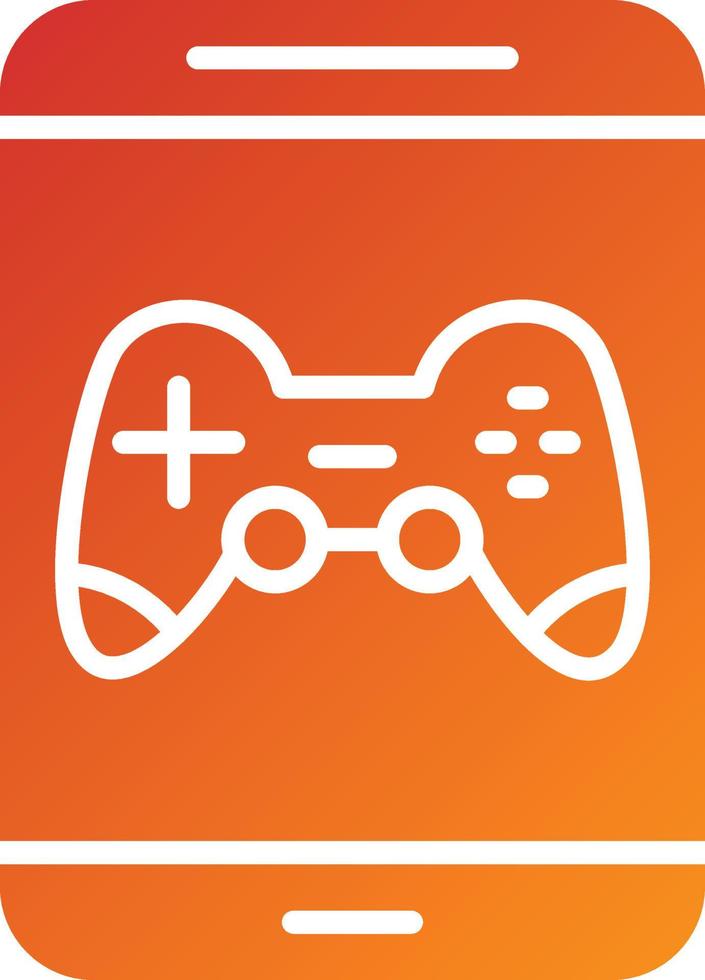 Tablet Game Icon Style vector