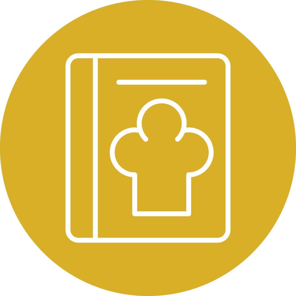 Cookbook Icon Style vector