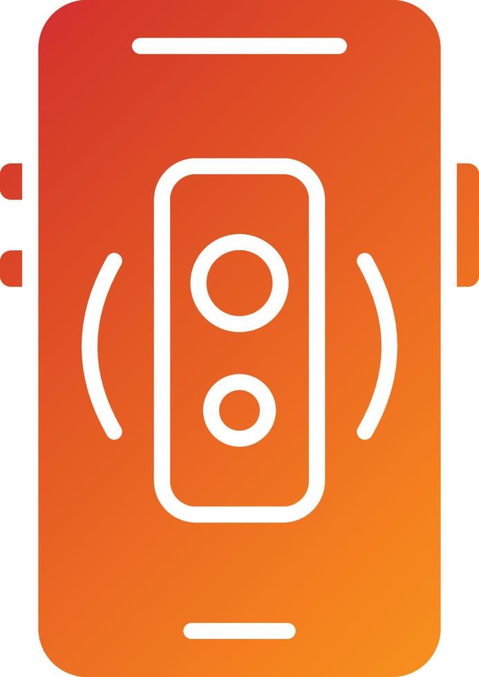 Mobile Speaker Icon Style vector