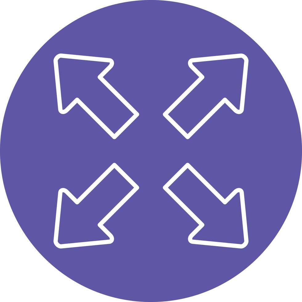 Expand Icon Style vector