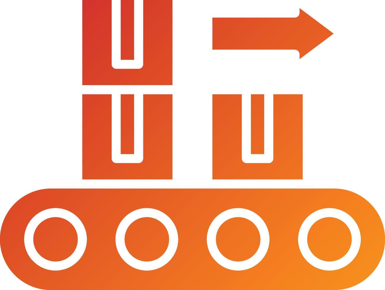 Conveyor Belt Icon Style vector