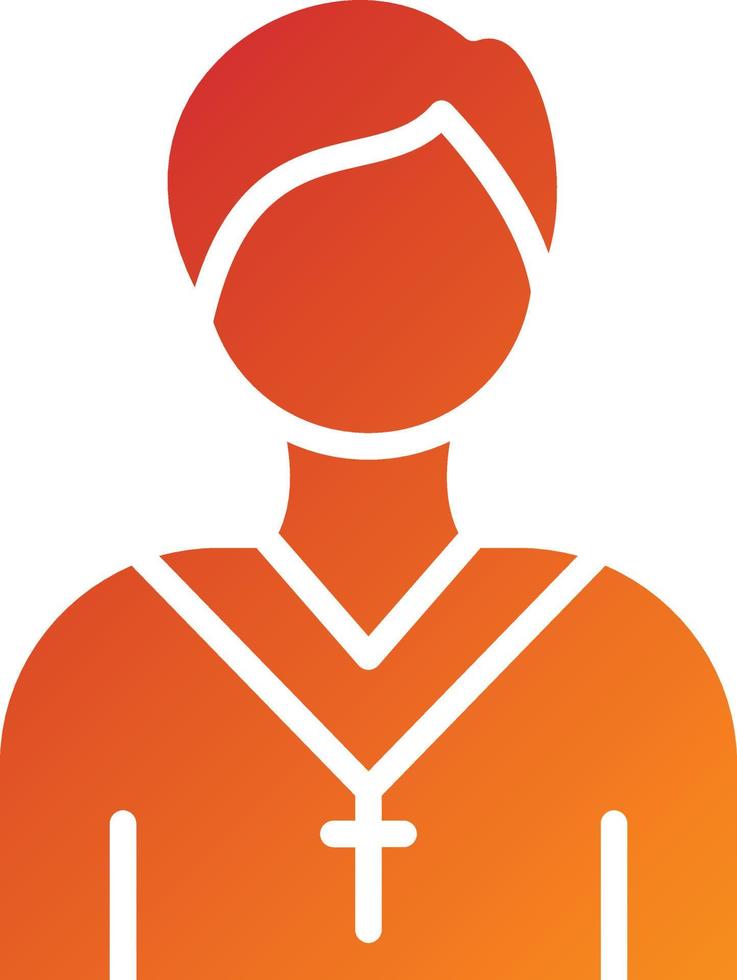 Pastor Icon Style vector