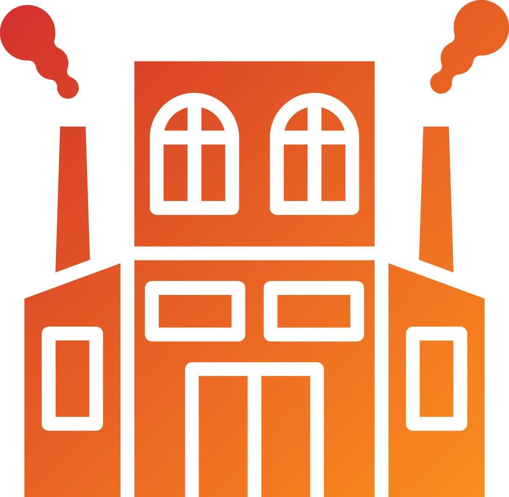 Factory Icon Style vector