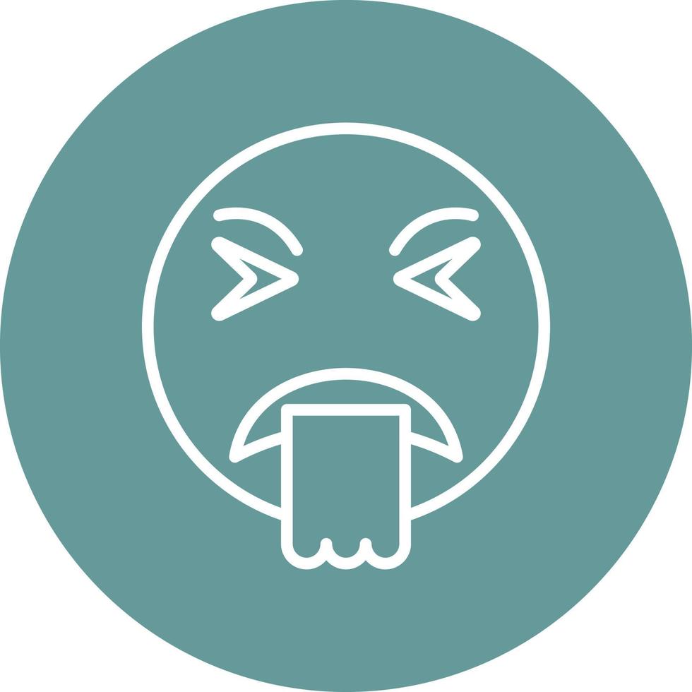 Puke Icon Style vector