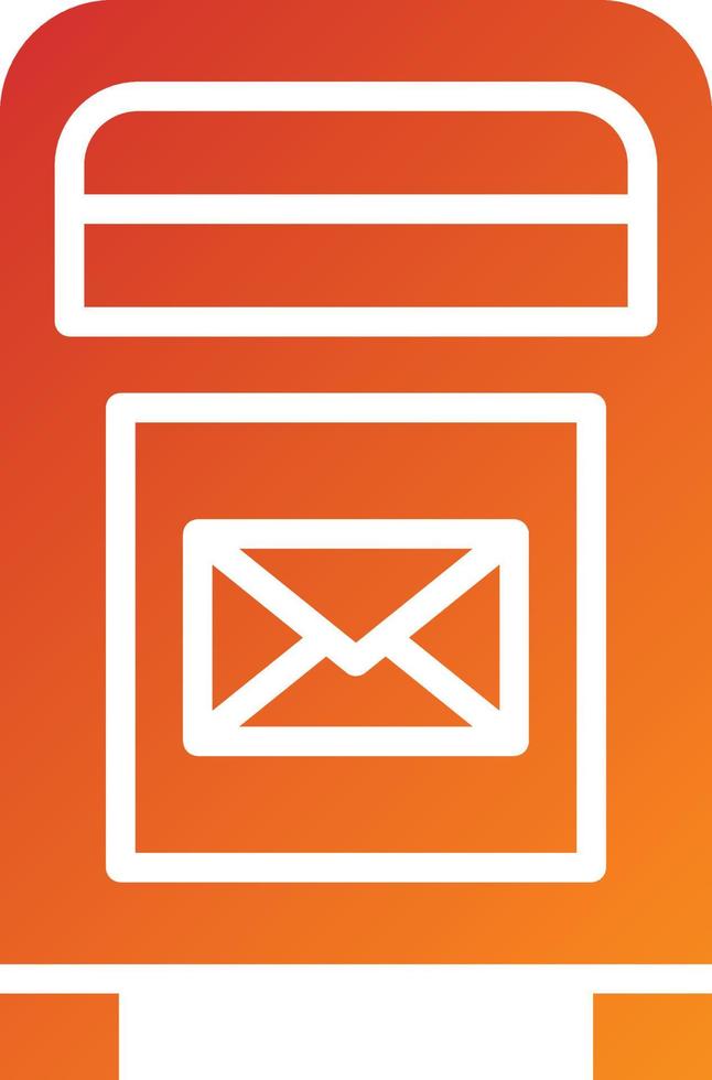 Mailbox Icon Style vector