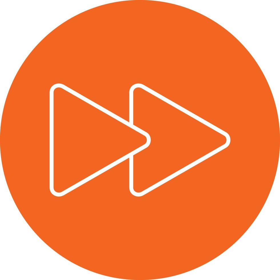Fast Forward Icon Style vector