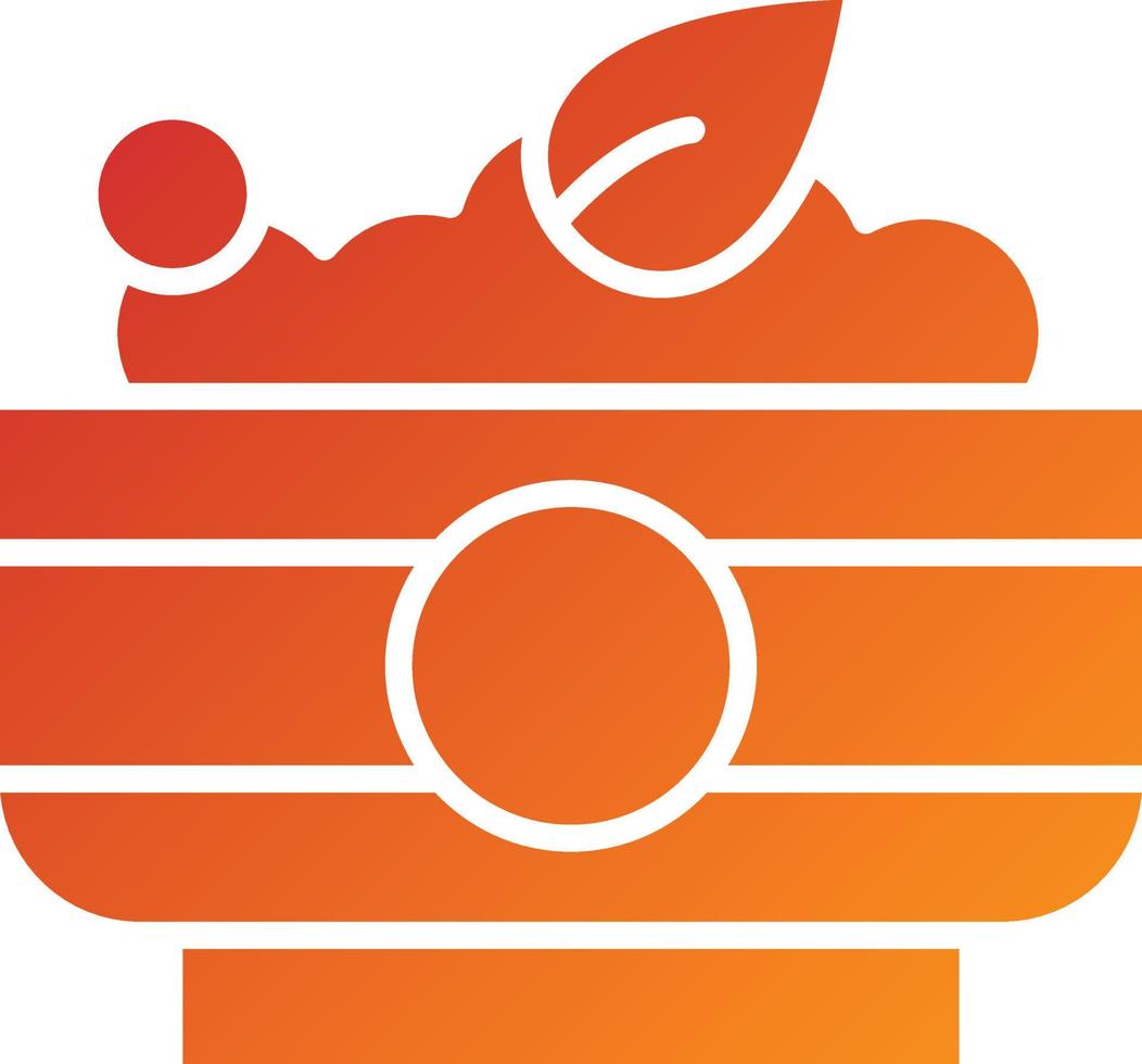 Porridge Icon Style vector