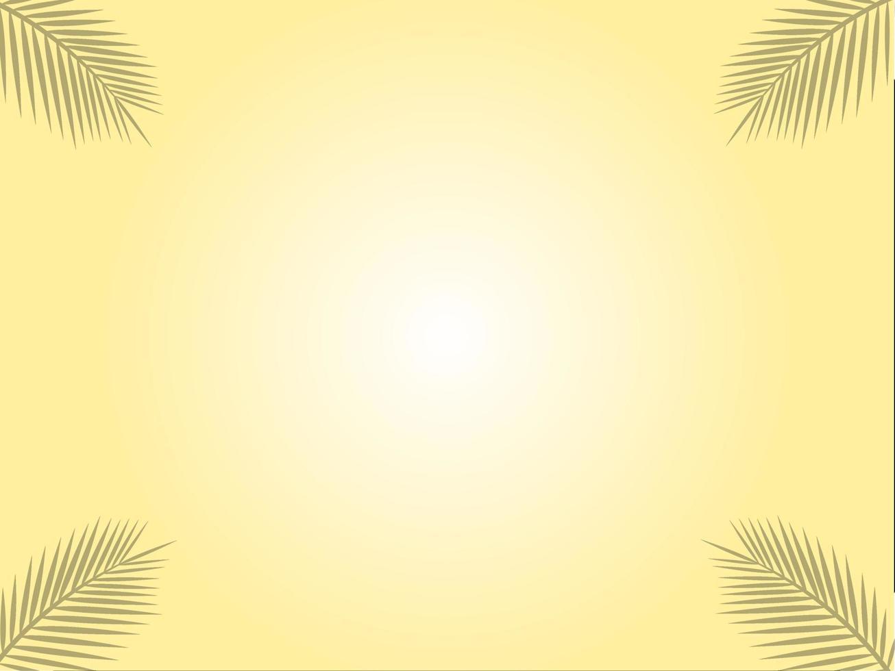 TREE WITH YELLOW BACKGROUND vector