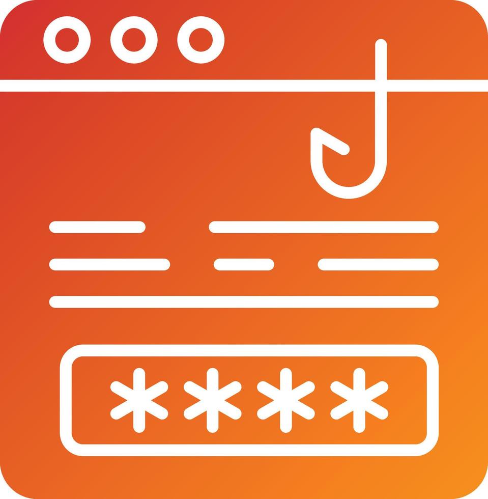 Phishing Icon Style vector