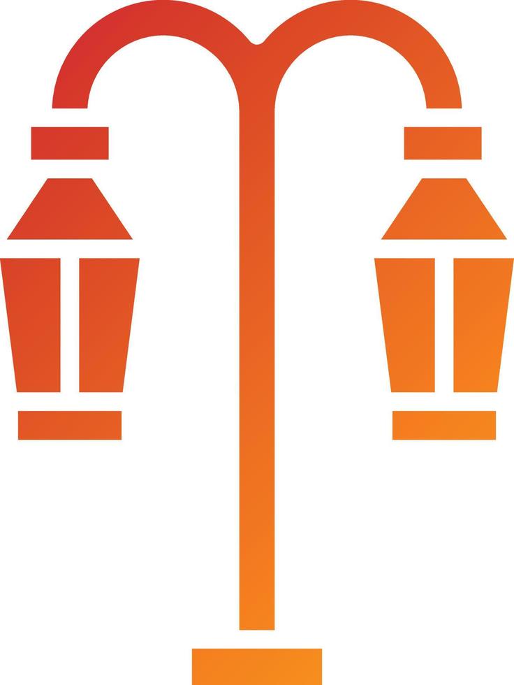Street Lights Icon Style vector