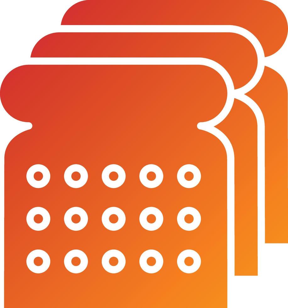 Bread Icon Style vector