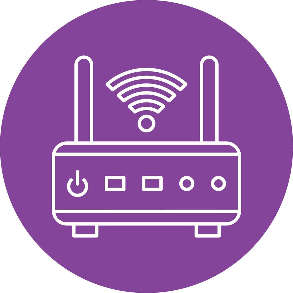 Modem Icon Style vector