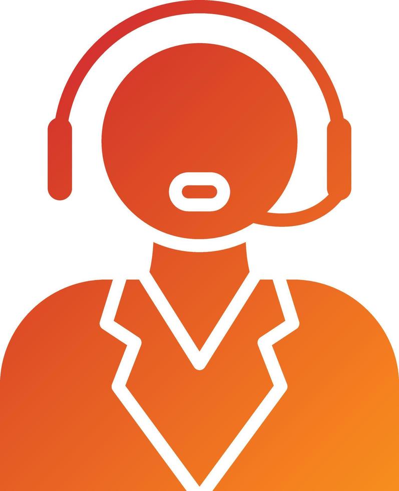 Call Center Icon Style vector