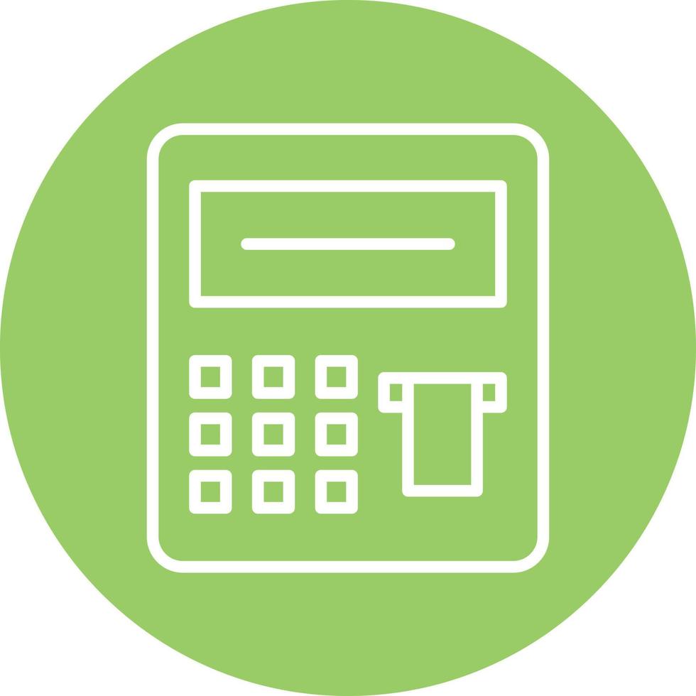 Atm Machine Icon Style vector