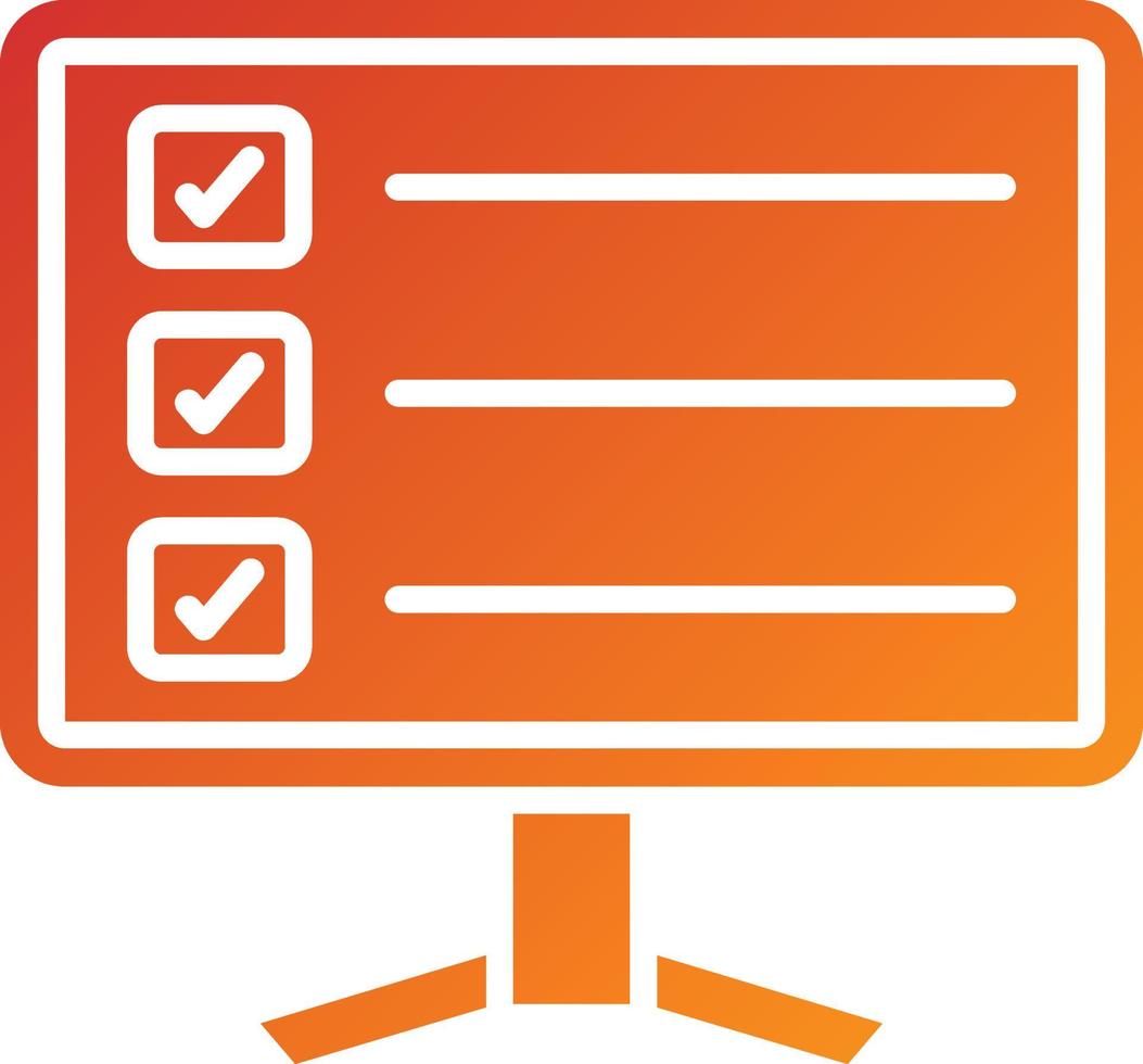 Survey Icon Style vector