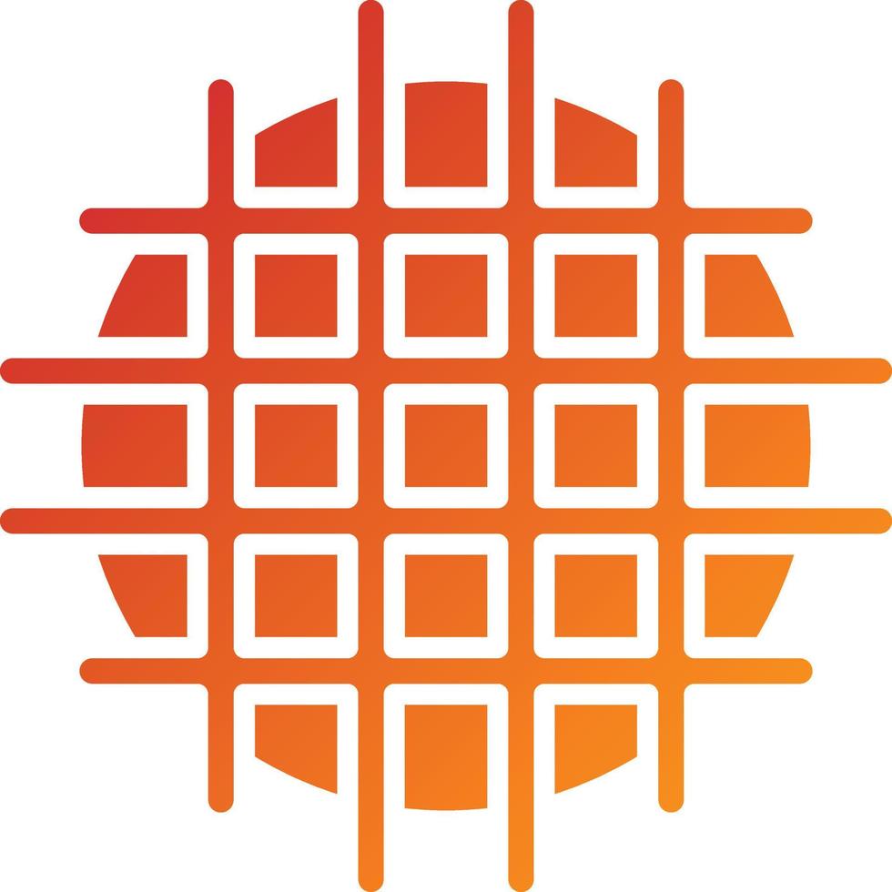 Waffle Icon Style vector