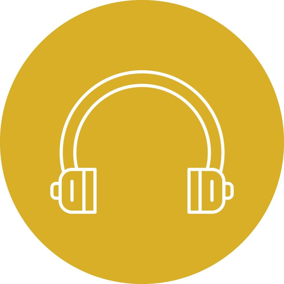 Headphones Icon Style vector