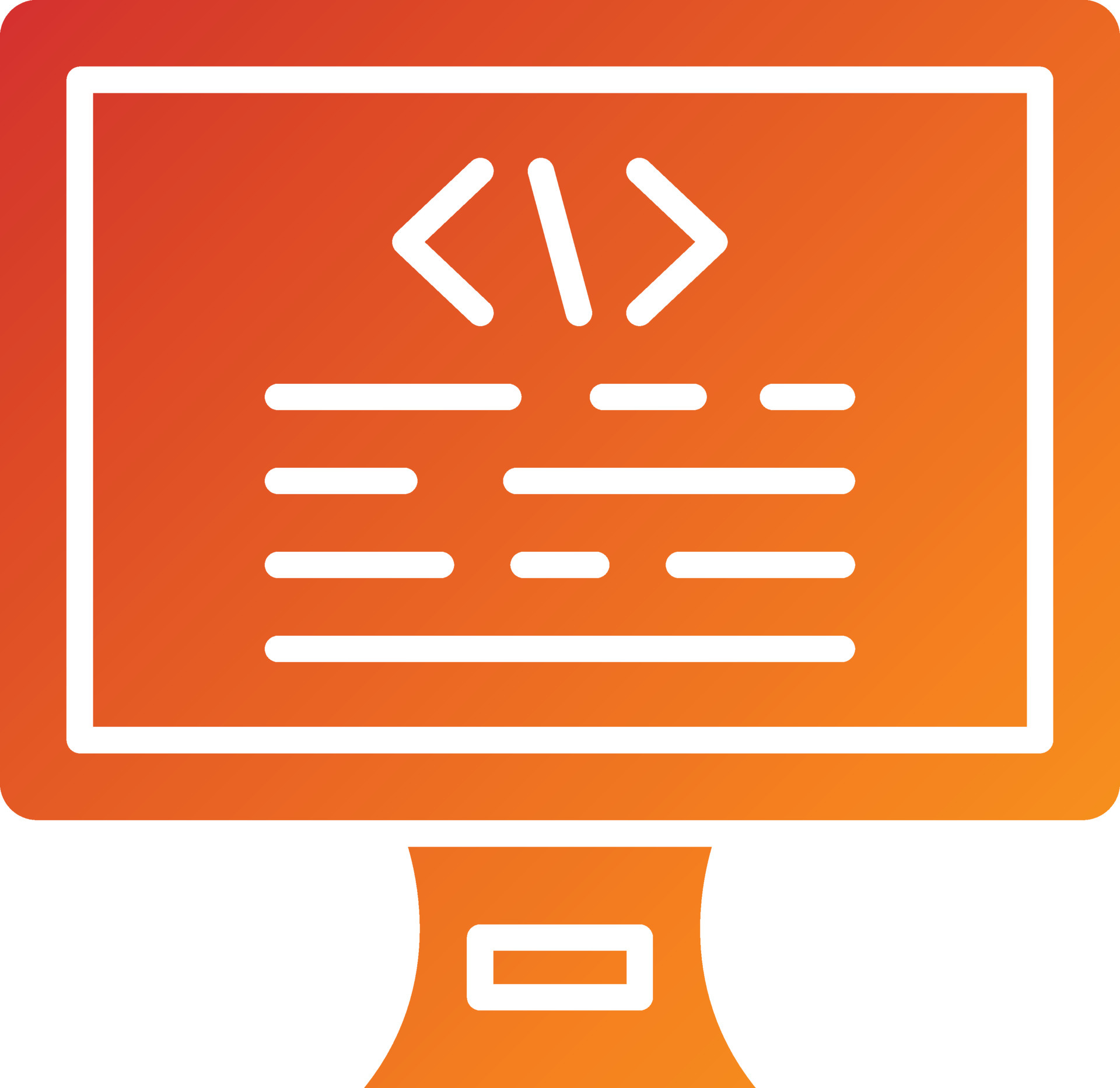 Coding Icon Style 6137325 Vector Art at Vecteezy