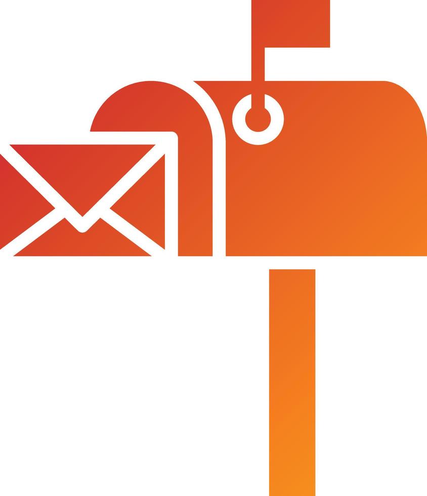 Mailbox Icon Style vector