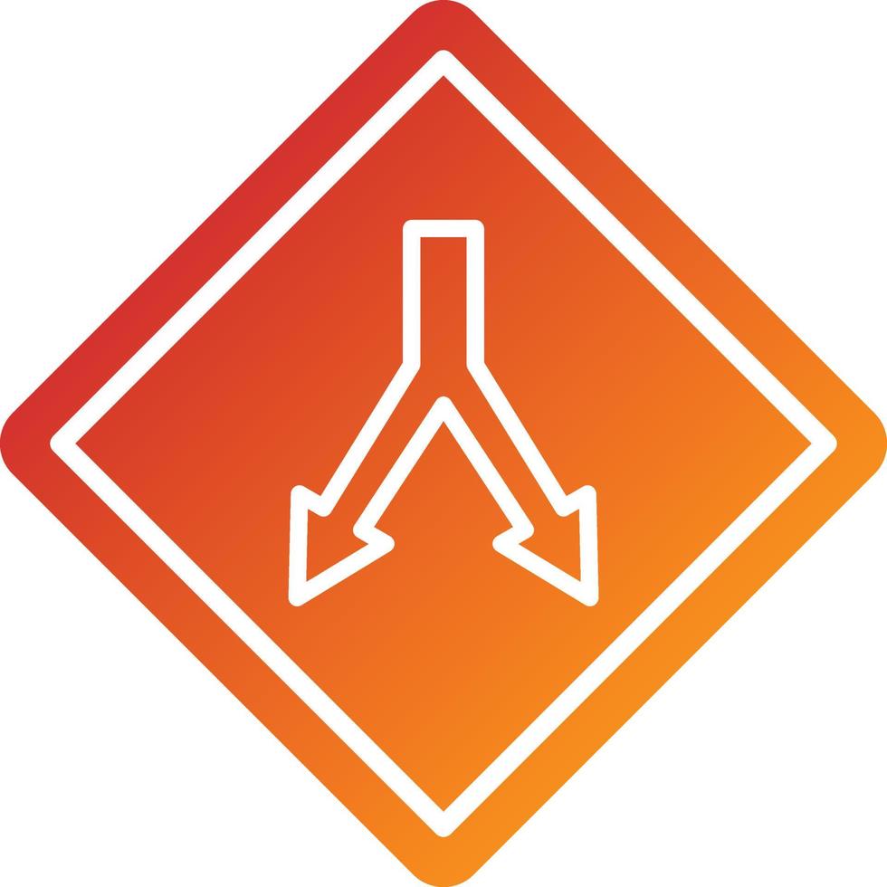 Intersection Icon Style vector