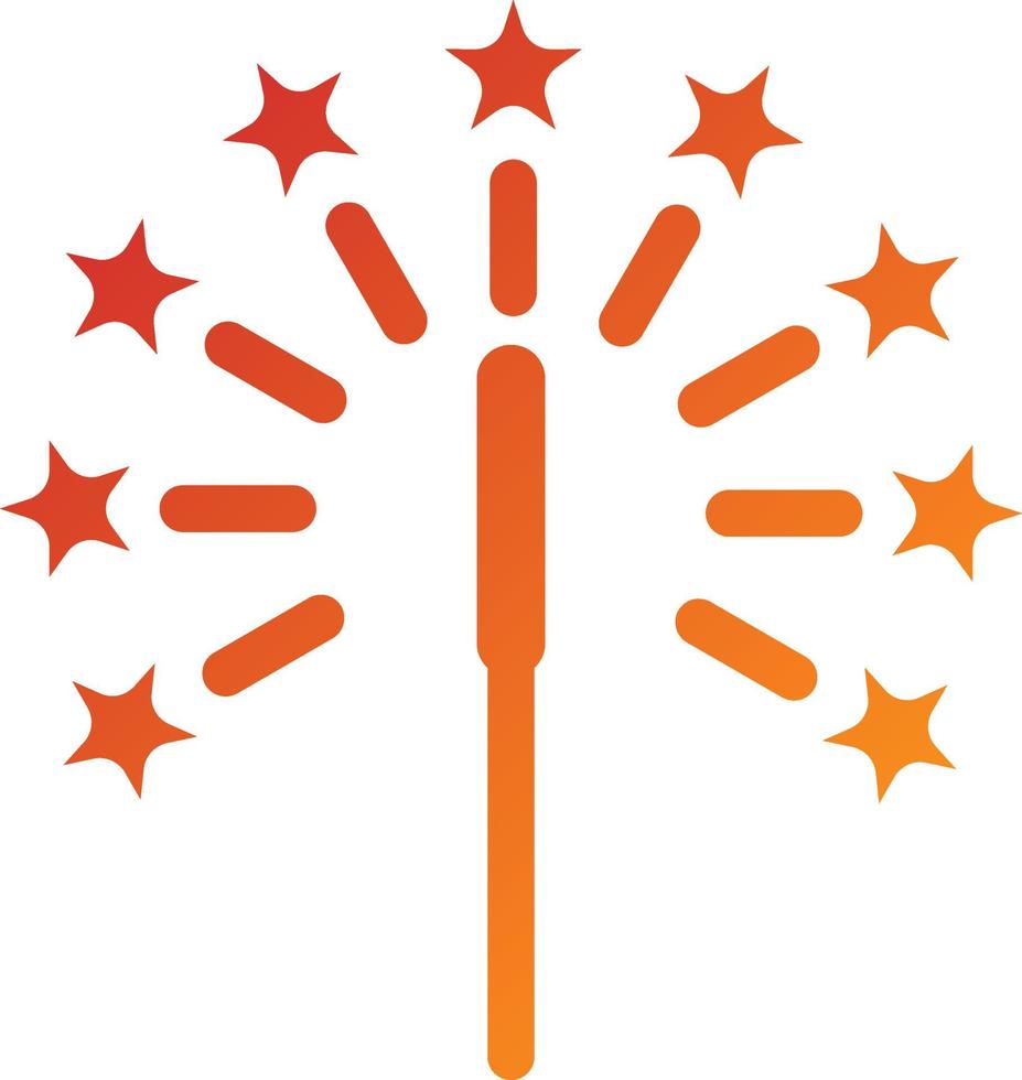 Sparkler Icon Style vector