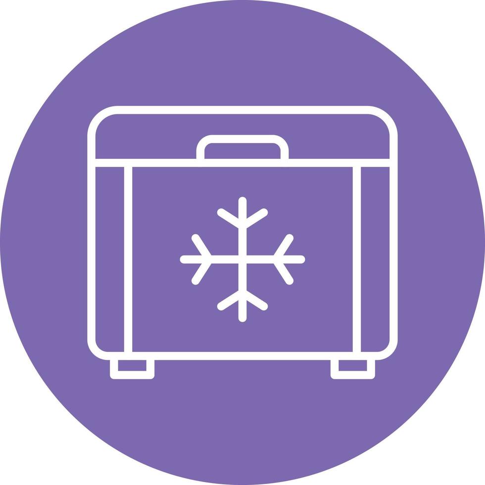 Freezer Icon Style vector