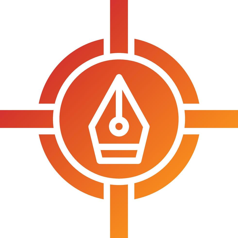Target Icon Style vector