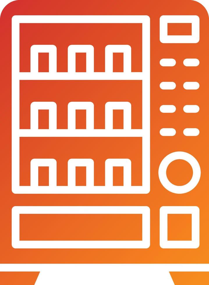 Vending Machine Icon Style vector