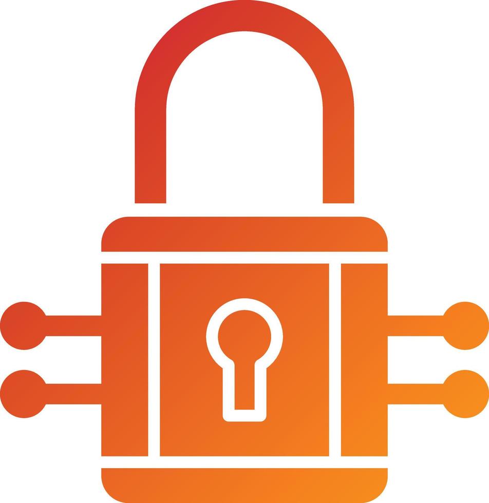 Lock Icon Style vector