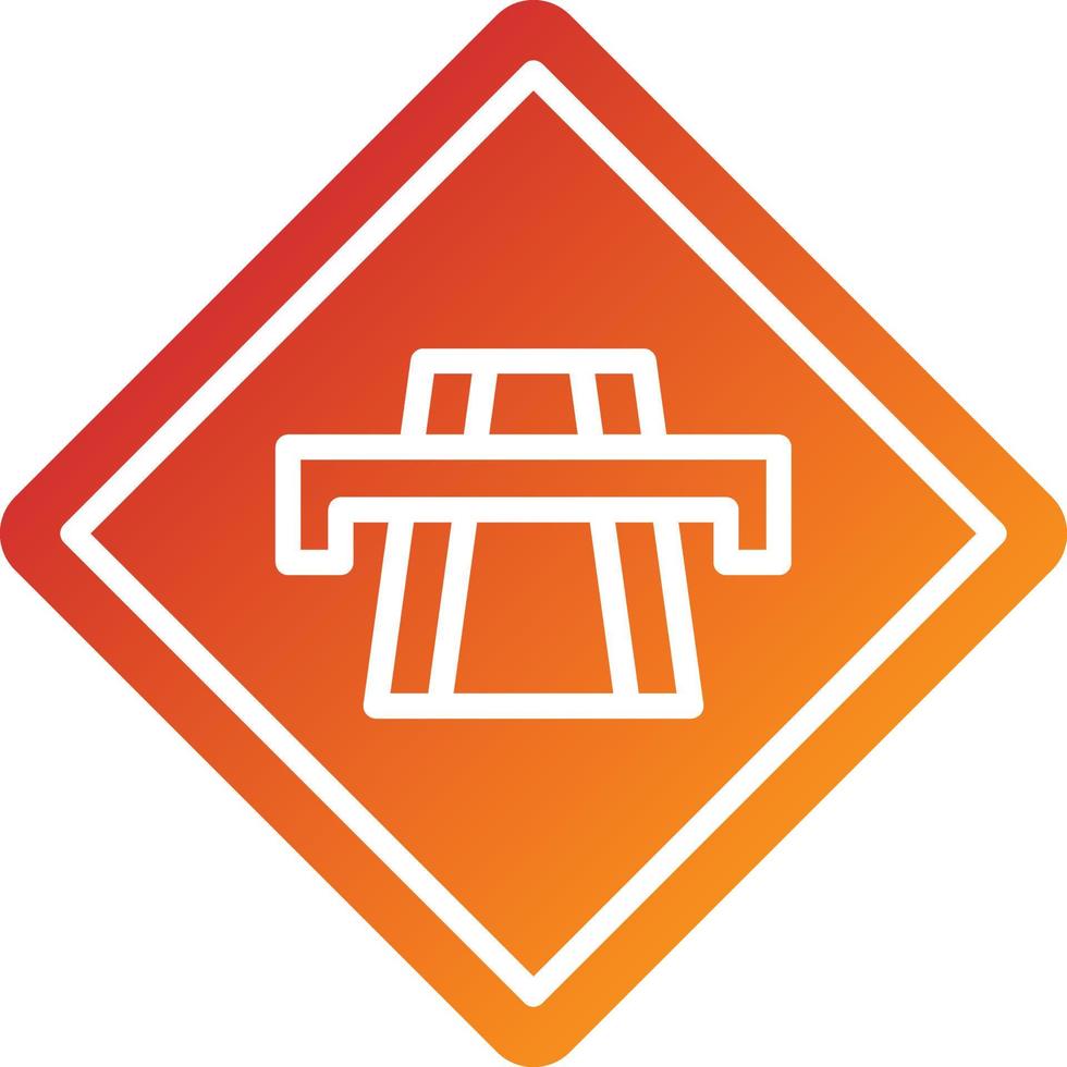 estilo de icono de autopista vector