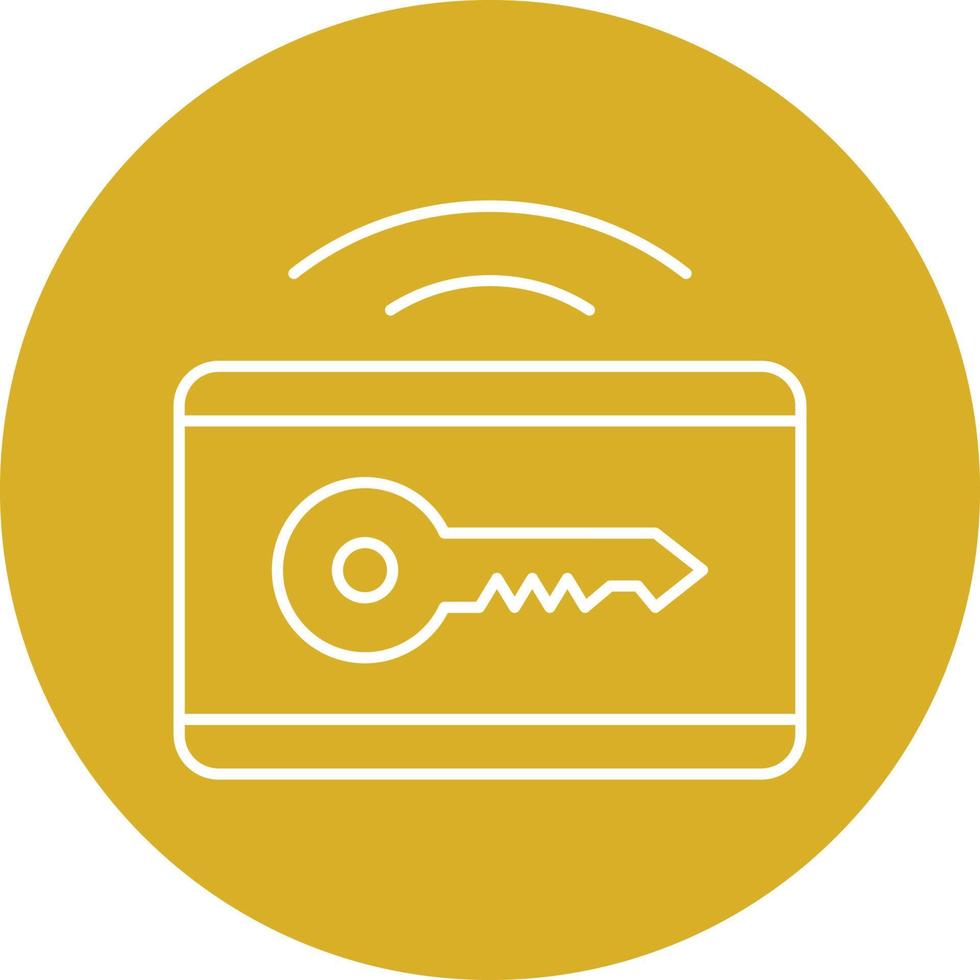 Smart Key Icon Style vector