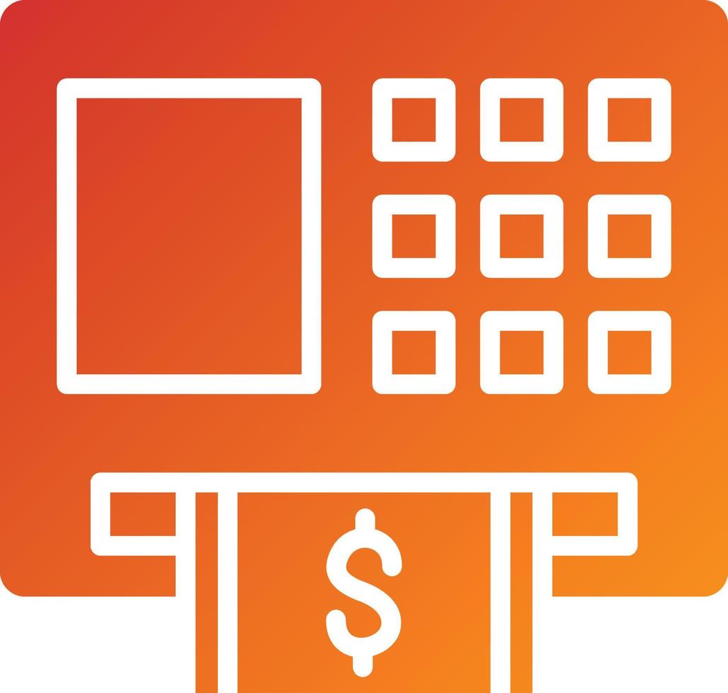Atm Icon Style vector