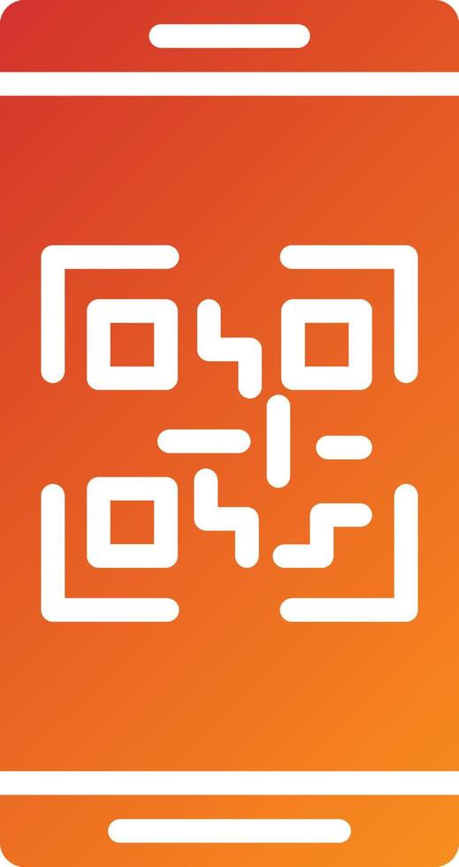 QR Code Icon Style vector