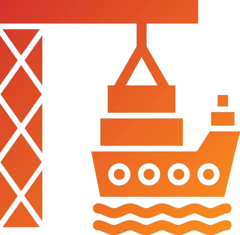 Port Icon Style vector