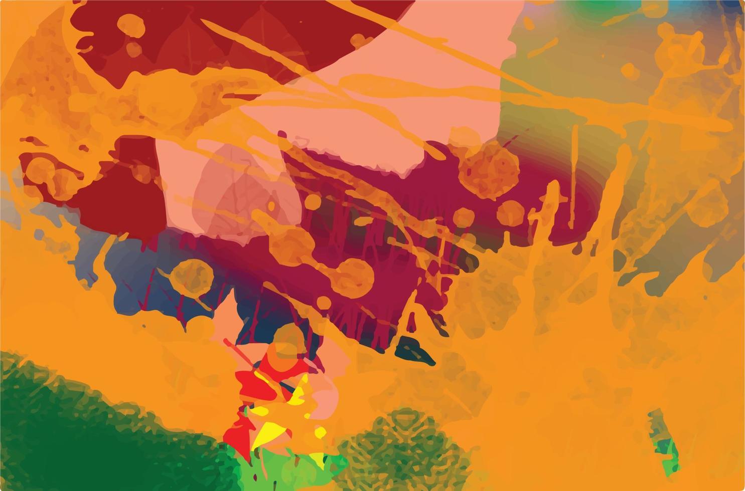 Abstract Colorful watercolor background vector