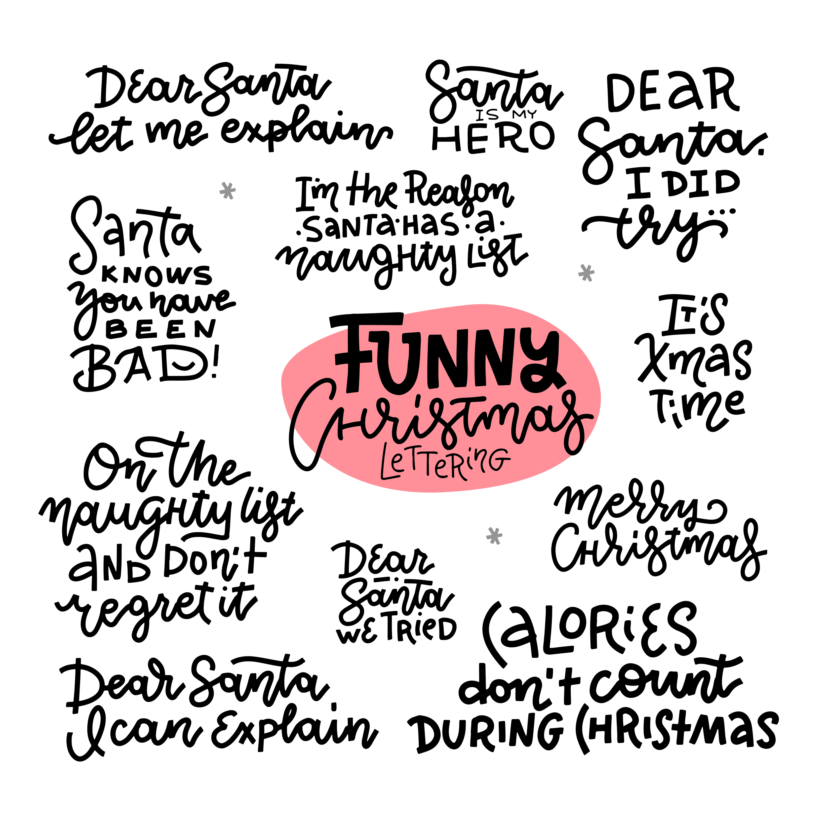 Funny Christmas Stickers Set for sarcastic social media content. Vector hand drawn lettering quotes. Trendy style for poster, t shirt print, post card, video blog cover 6138931 Vector Art at Vecteezy Funny Christmas Stickers Set for sarcastic social media content. Vector hand drawn lettering quotes. Trendy style for poster, t shirt print, post card, video blog cover 6138931 Vector Art at Vecteezy