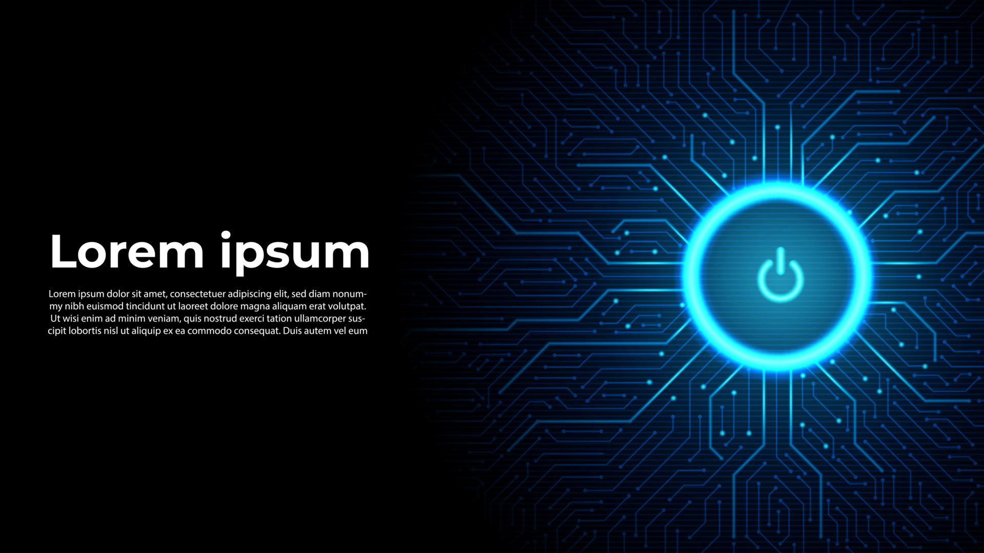 Abstract Technology Background. Cyber Security Illustration. Computer
