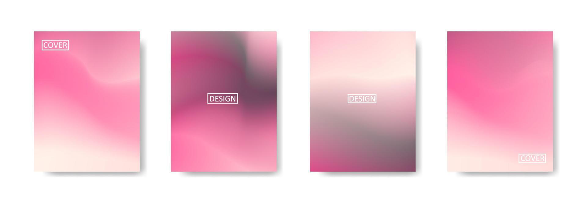 set of abstract background with beautiful gradation color, colorful background for poster flyer banner backdrop.vertical banner.cool fluid background vector illustration