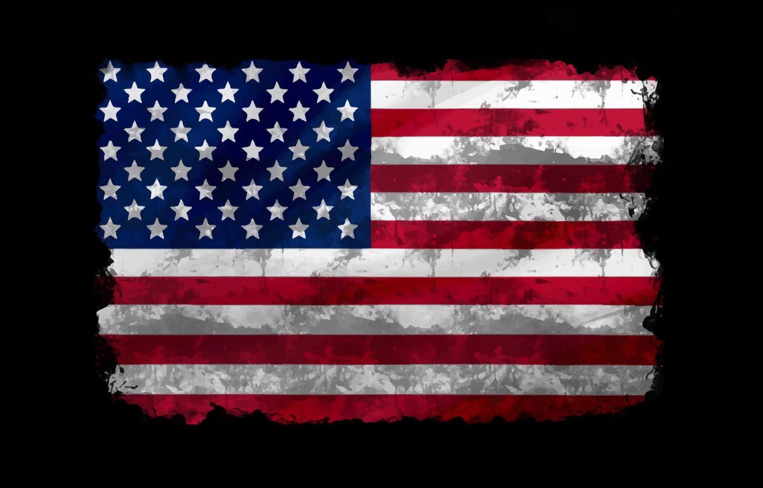 Distressed American Flag 6139237 Vector Art At Vecteezy