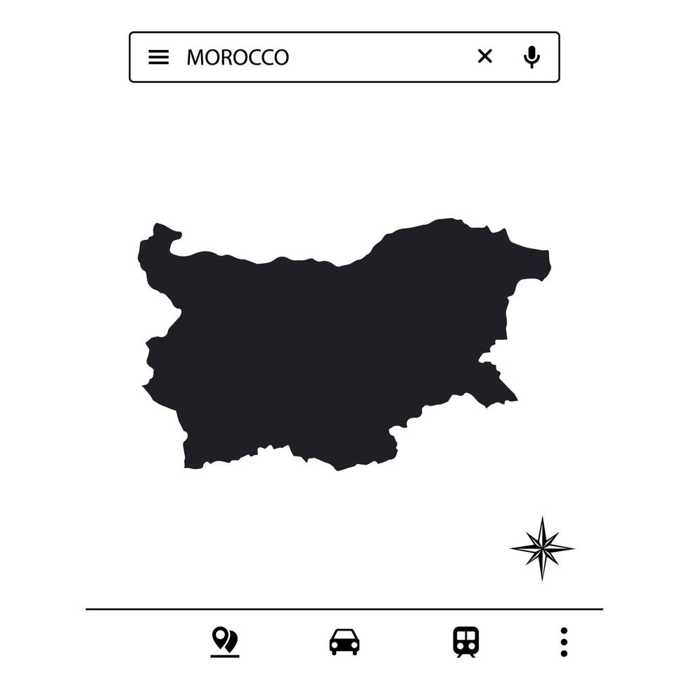 Icon Europe Map of Isolated Vector eps 10