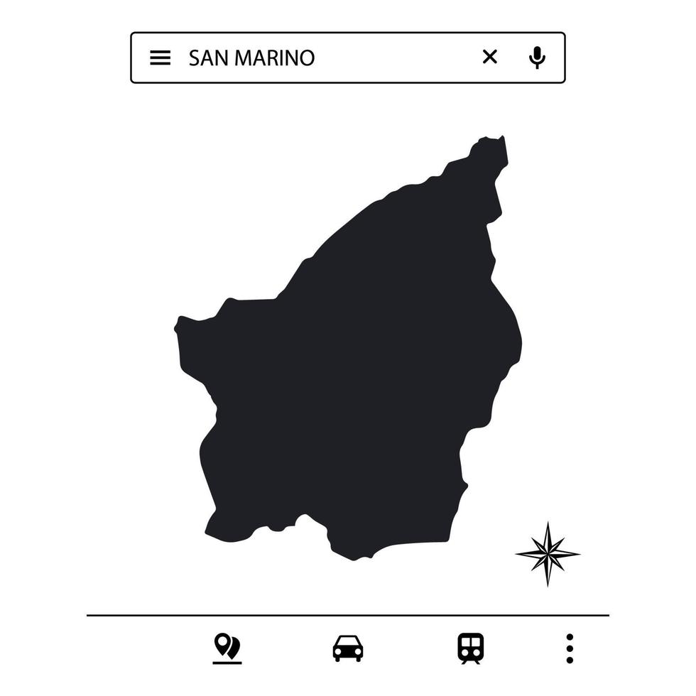 Icon Europe Map of Isolated Vector eps 10