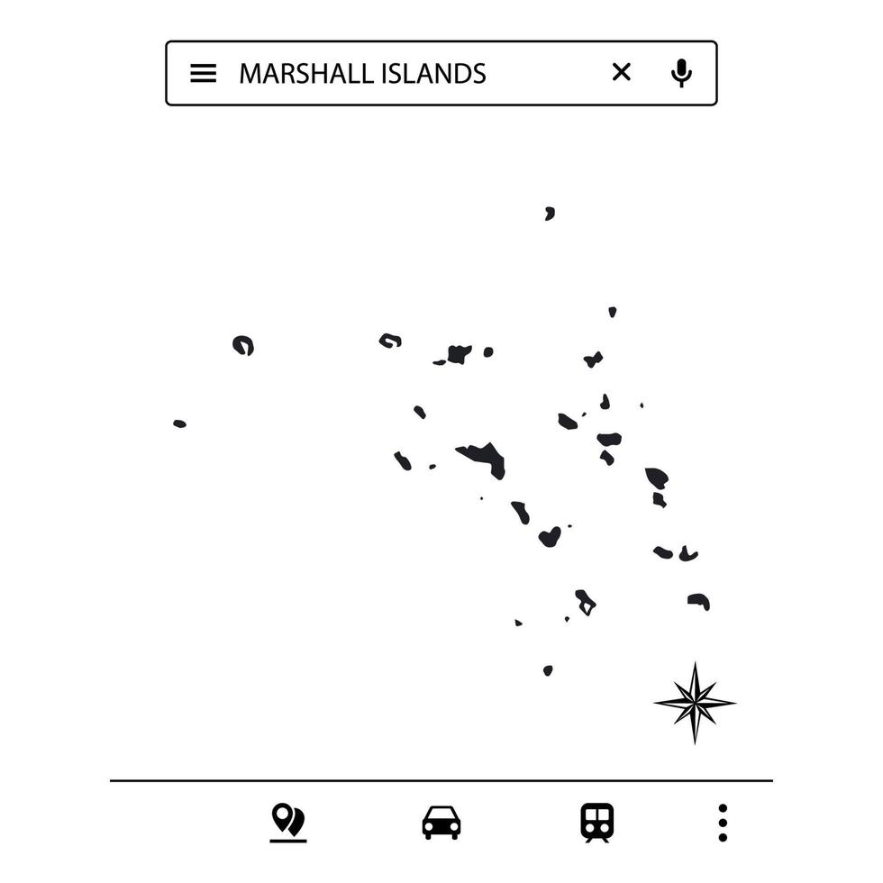 Icon Australia Map of Isolated Vector eps10