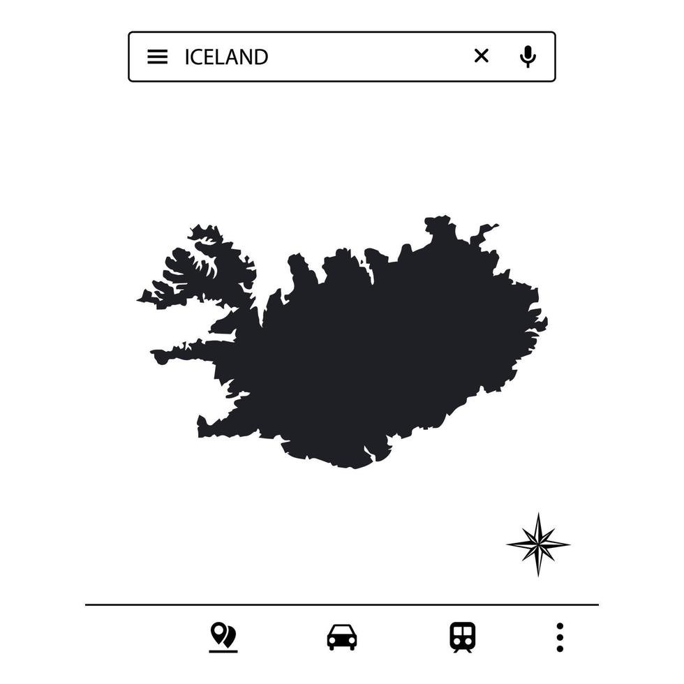 icono mapa de europa de vectores aislados eps 10