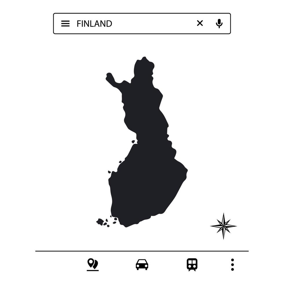 icono mapa de europa de vectores aislados eps 10